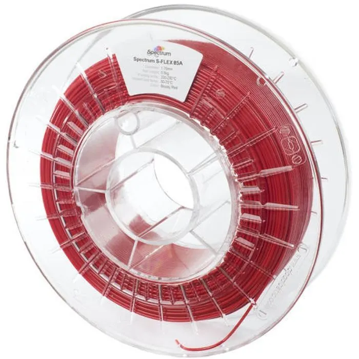 Пластик для 3D-принтера Spectrum S-Flex 85A 1.75mm 0.5kg Red, Bloody (80573)