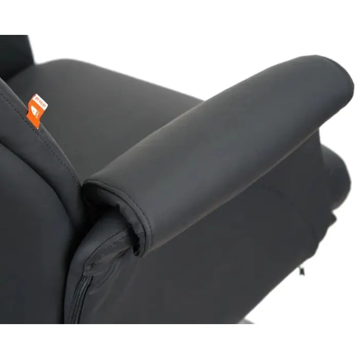 Офисное кресло Аклас Драгобрат, AL MB, Кожа LC-A Black/PU Black (00179840) изображение 10