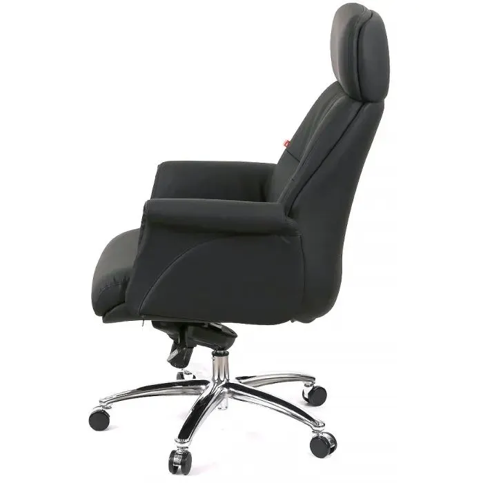 Офисное кресло Аклас Драгобрат, AL MB, Кожа LC-A Black/PU Black (00179840) изображение 3