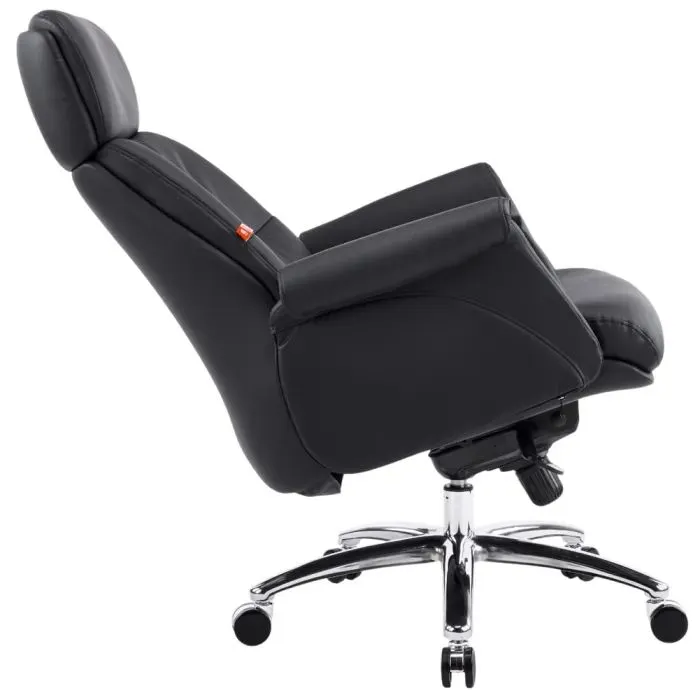 Офисное кресло Аклас Драгобрат, AL MB, Кожа LC-A Black/PU Black (00179840) изображение 6