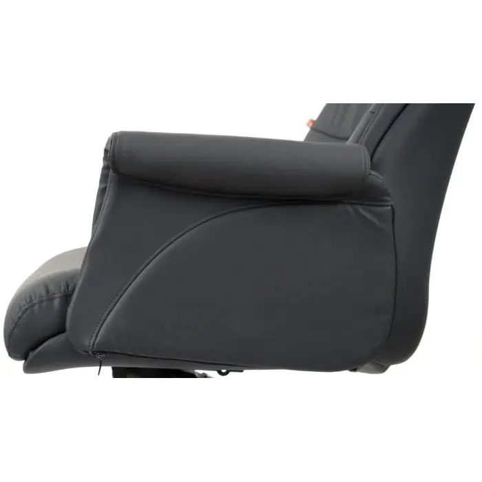 Офисное кресло Аклас Драгобрат, AL MB, Кожа LC-A Black/PU Black (00179840) изображение 9