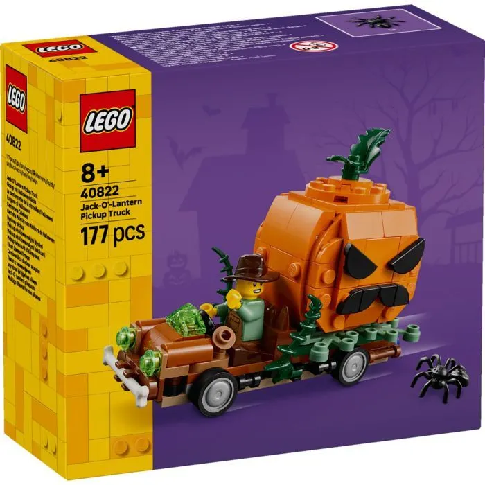 Конструктор LEGO Seasons and Occasions Пикап Джека-Фонаря (40822)