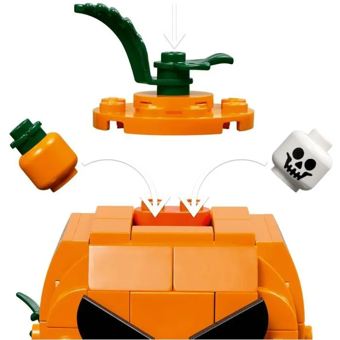 Конструктор LEGO Seasons and Occasions Пикап Джека-Фонаря (40822) изображение 5