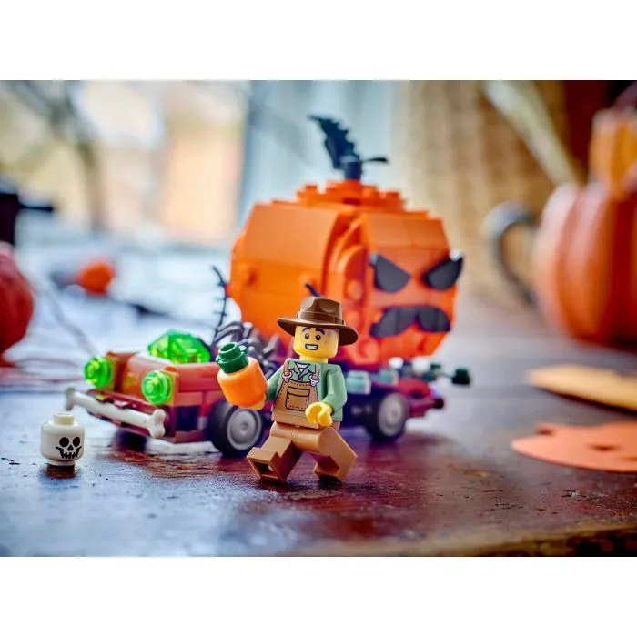 Конструктор LEGO Seasons and Occasions Пикап Джека-Фонаря (40822) изображение 7