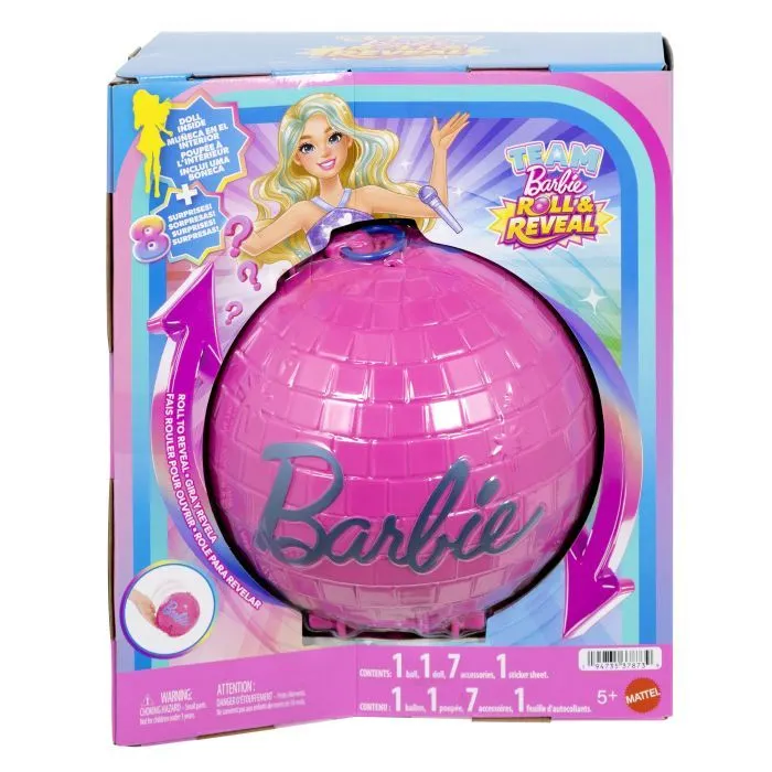 Лялька Barbie сюрприз Roll and Reveal Поп-зірка (JMK19) зображення 6