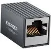 Сращиватель RJ45 8P8C Gigabit Coupler Black Essager (EZJRJK-XT0G-P) изображение 3