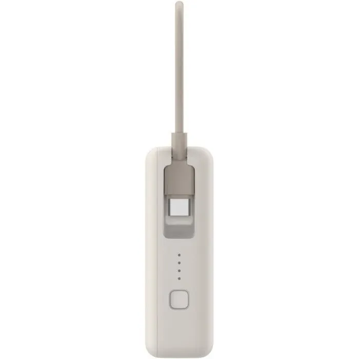 Батарея универсальная Xiaomi 10000mAh 33W Integrated Cable Beige (BHR9333GL) изображение 4