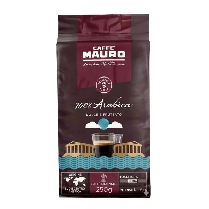 Кава MAURO 100% Arabica мелена 250 г (8002530163028)