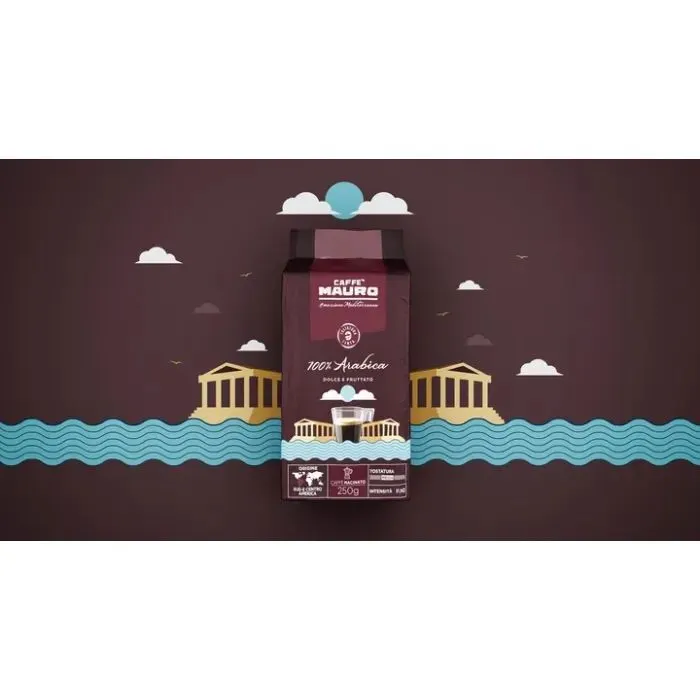 Кава MAURO 100% Arabica мелена 250 г (8002530163028) зображення 2
