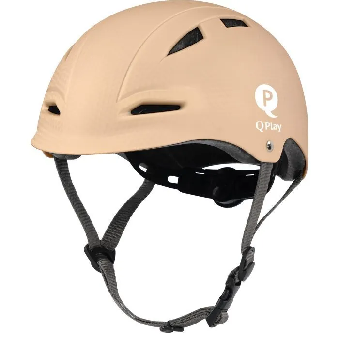 Шлем QPlay дитячий розмір М (52-58 см), бежевий (HM-01HelmetMBeige)