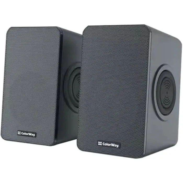 Акустическая система ColorWay BaseSound 2.0 USB Black (CW-SPU03BK)
