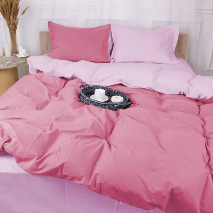 Постільна білизна MirSon Poplin Line 018 + 041 Dahlia 175 x 210 (2200006288794) зображення 5