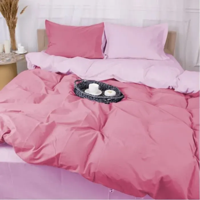Постільна білизна MirSon Poplin Line 018 + 041 Dahlia 200 x 220 (2200006288800) зображення 5