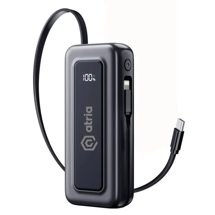 Батарея універсальна Atria 10000mAh, PD/35W (WPD-35S)