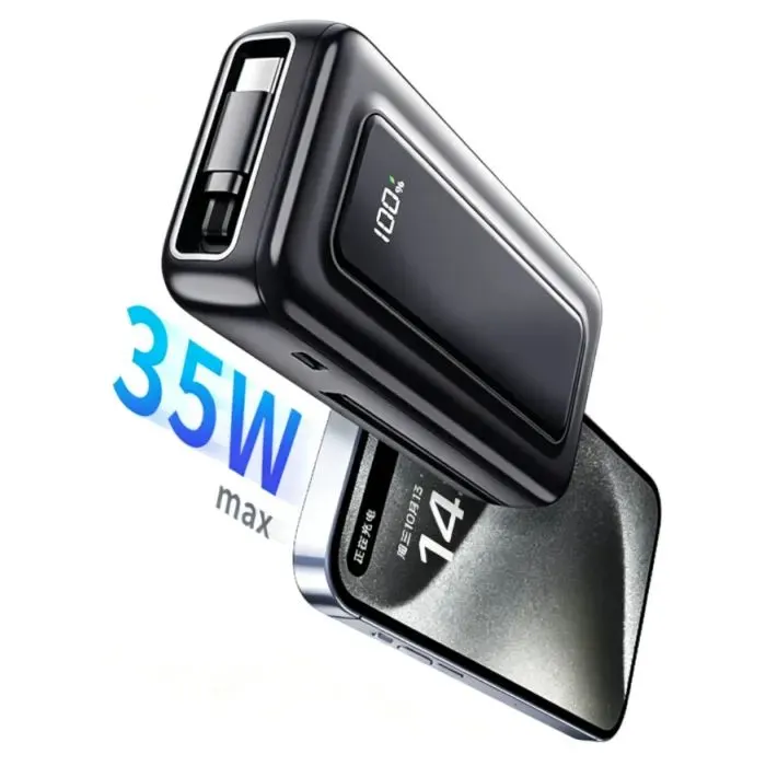 Батарея універсальна Atria 10000mAh, PD/35W (WPD-35S) зображення 3