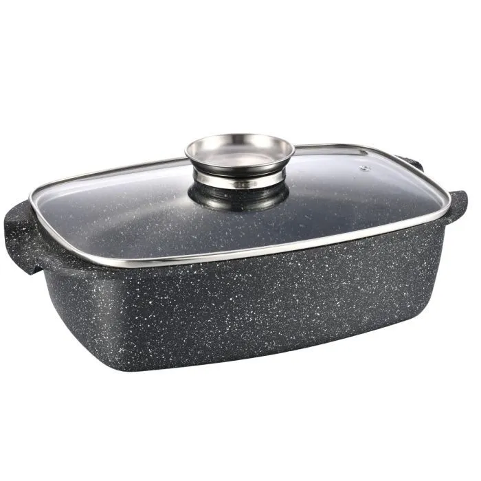 Жаровня Gusto покриття Marble 5,5 л (GT-2504-32)