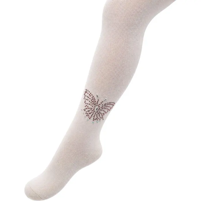 Колготки детские BNM со стразами (M0C0302-1031-3G-cream)