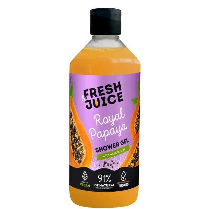 Гель для душа Fresh Juice Royal Papaya Shower Gel 473 мл (4820168435263)