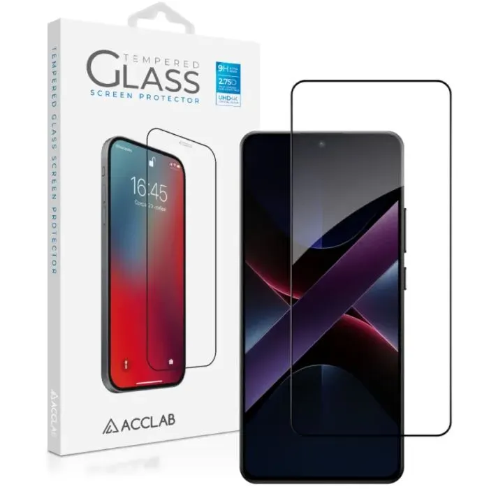 Скло захисне ACCLAB Full Glue Xiaomi Poco X7 Pro Black (1283126607844)