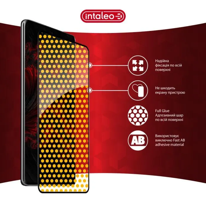 Скло захисне Intaleo Full Glue Xiaomi Redmi Note 14 Pro 5G Black (1283126599484) зображення 7