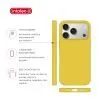 Чохол до мобільного телефона Intaleo Silicone Case Apple iPhone 17 Pro Yellow (1283126630521) зображення 4