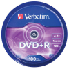 Диск DVD Verbatim 4.7Gb 16X CakeBox 100шт (43551) изображение 3