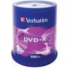 Диск DVD Verbatim 4.7Gb 16X CakeBox 100шт (43551)