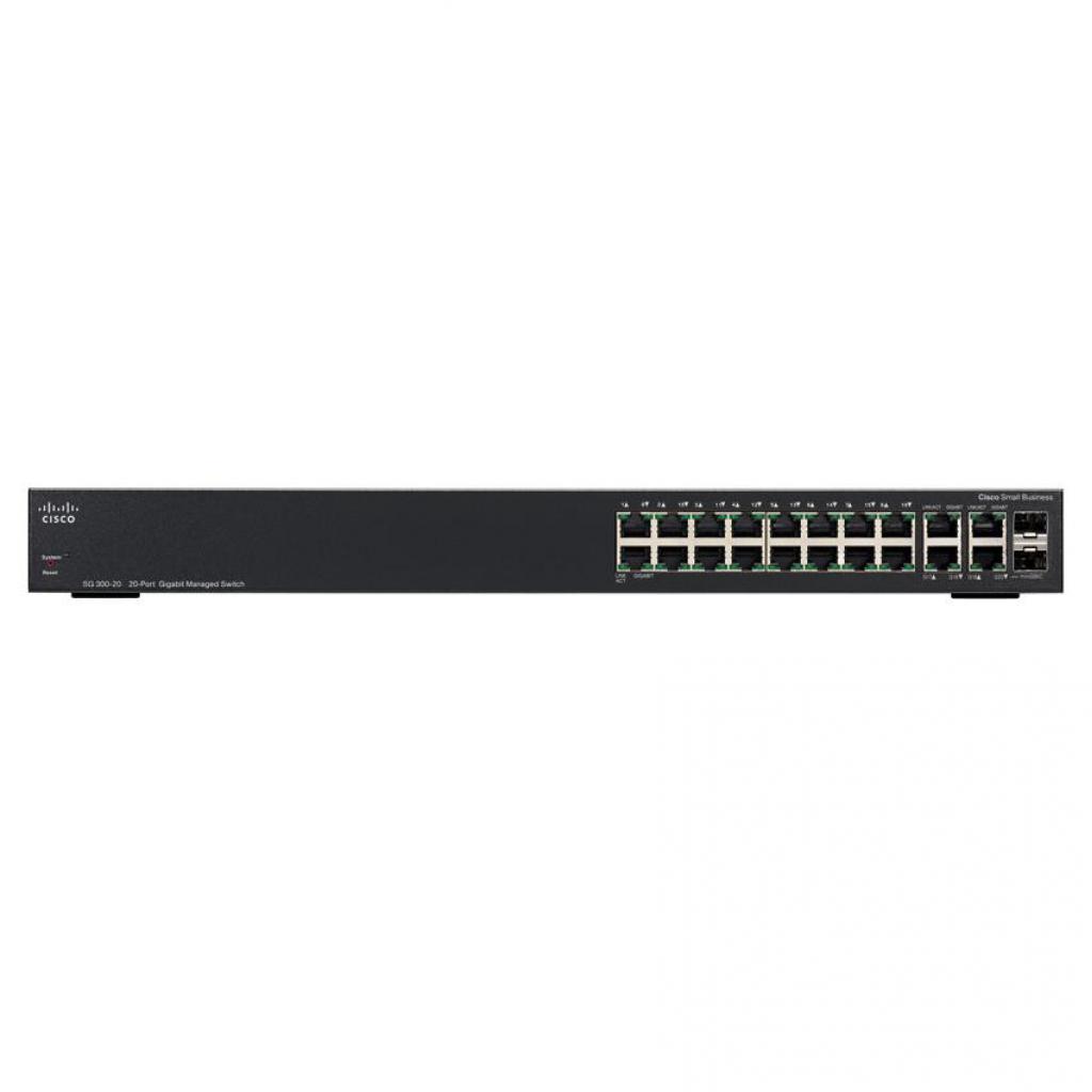 Коммутатор сетевой Cisco SG300-20 (SRW2016-K9-EU) изображение 2