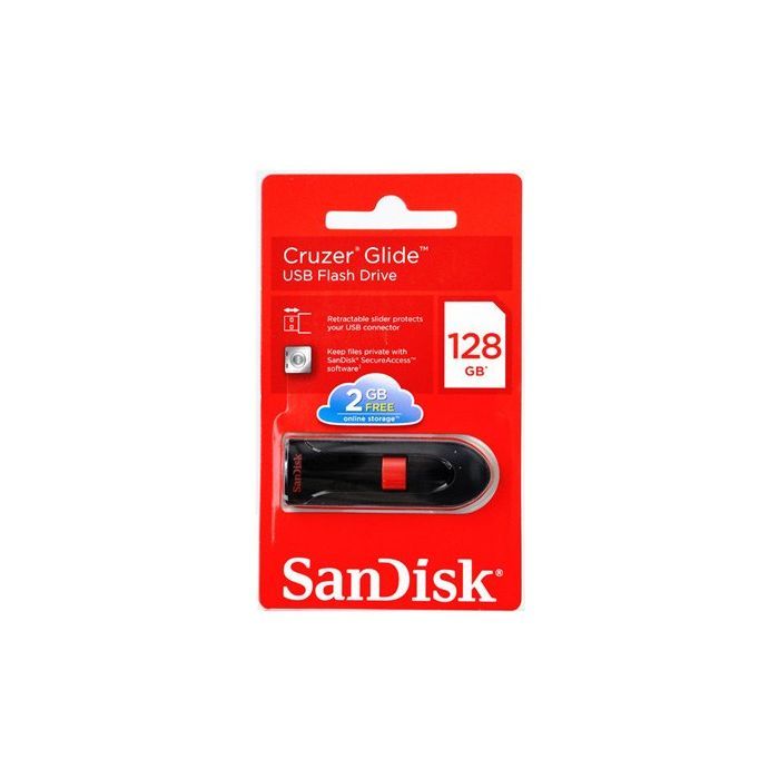 USB флеш накопитель SanDisk 256GB Cruzer Glide USB 3.0 (SDCZ60-256G-B35) изображение 3