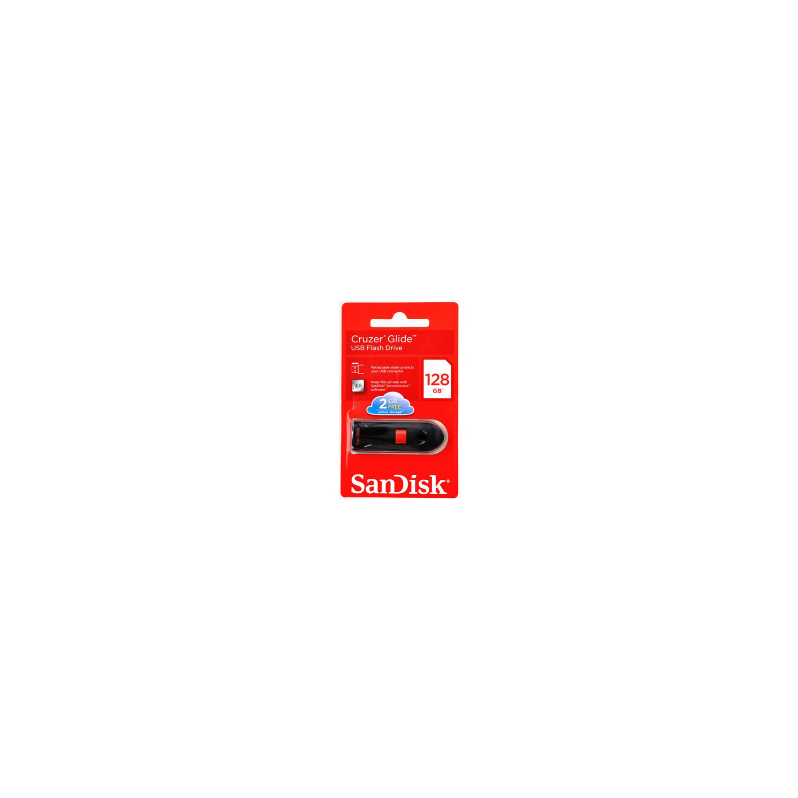 USB флеш накопичувач SanDisk 64Gb Cruzer Glide (SDCZ60-064G-B35) зображення 3
