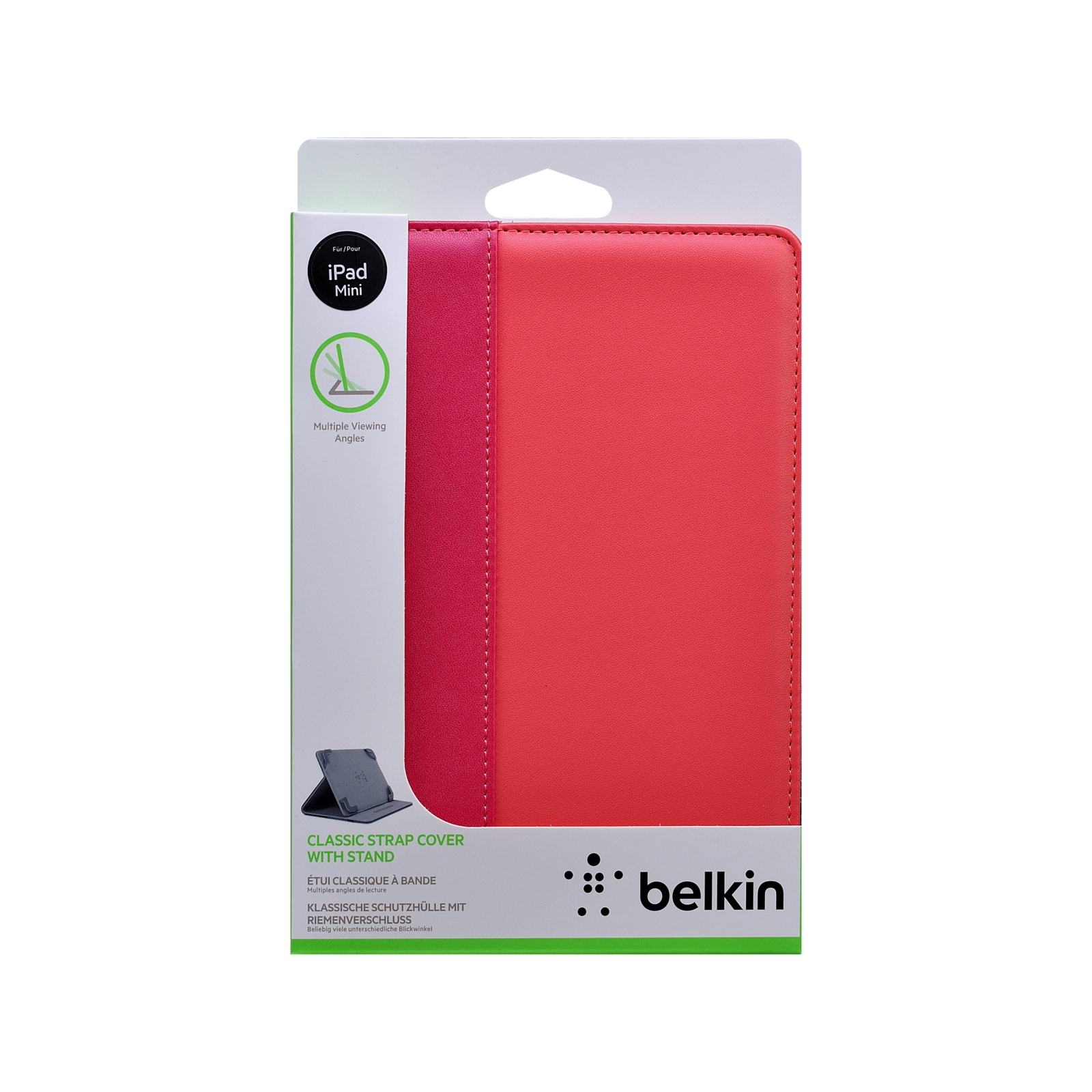 Чехол для планшета Belkin iPad mini Classic Strap Cover Stand/pink (F7N037vfC01) изображение 3