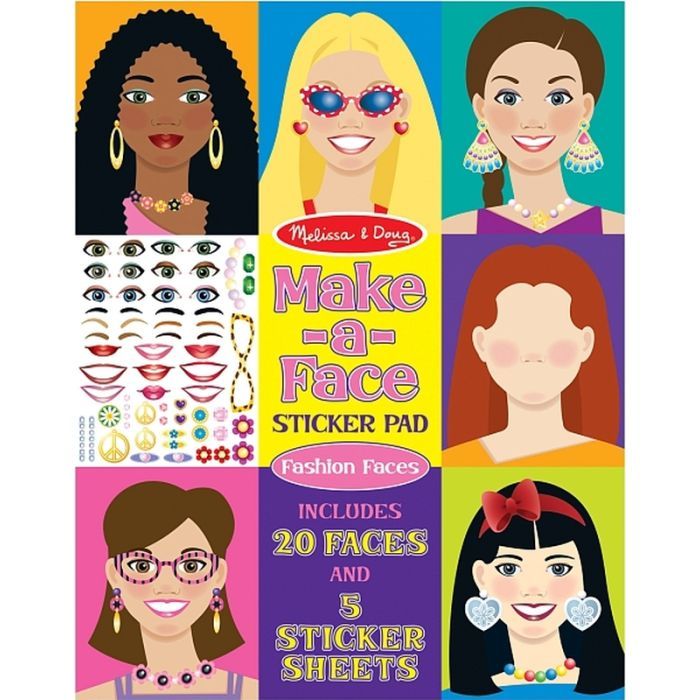 Набор для творчества Melissa&Doug стикеры "Make-up" (MD14195)