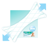Детские влажные салфетки Pampers Baby Fresh Clean Duo 2х64шт (4015400439202) изображение 3