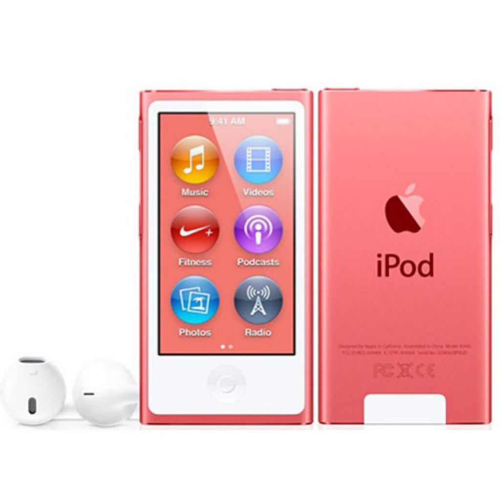 MP3 плеер Apple iPod nano 16GB Pink (MKMV2QB/A) изображение 4