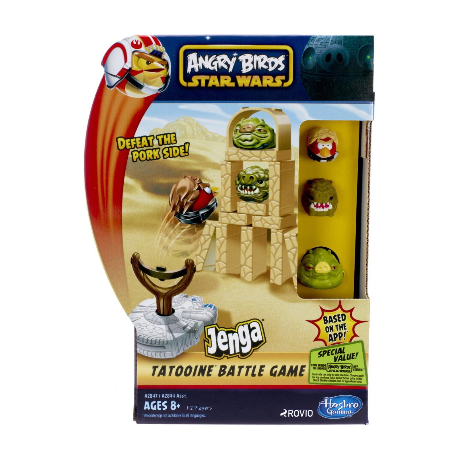 Настільна гра Hasbro Star Wars Angry Birds Star Wars Jenga Сражение на Татуине (A2844-2)
