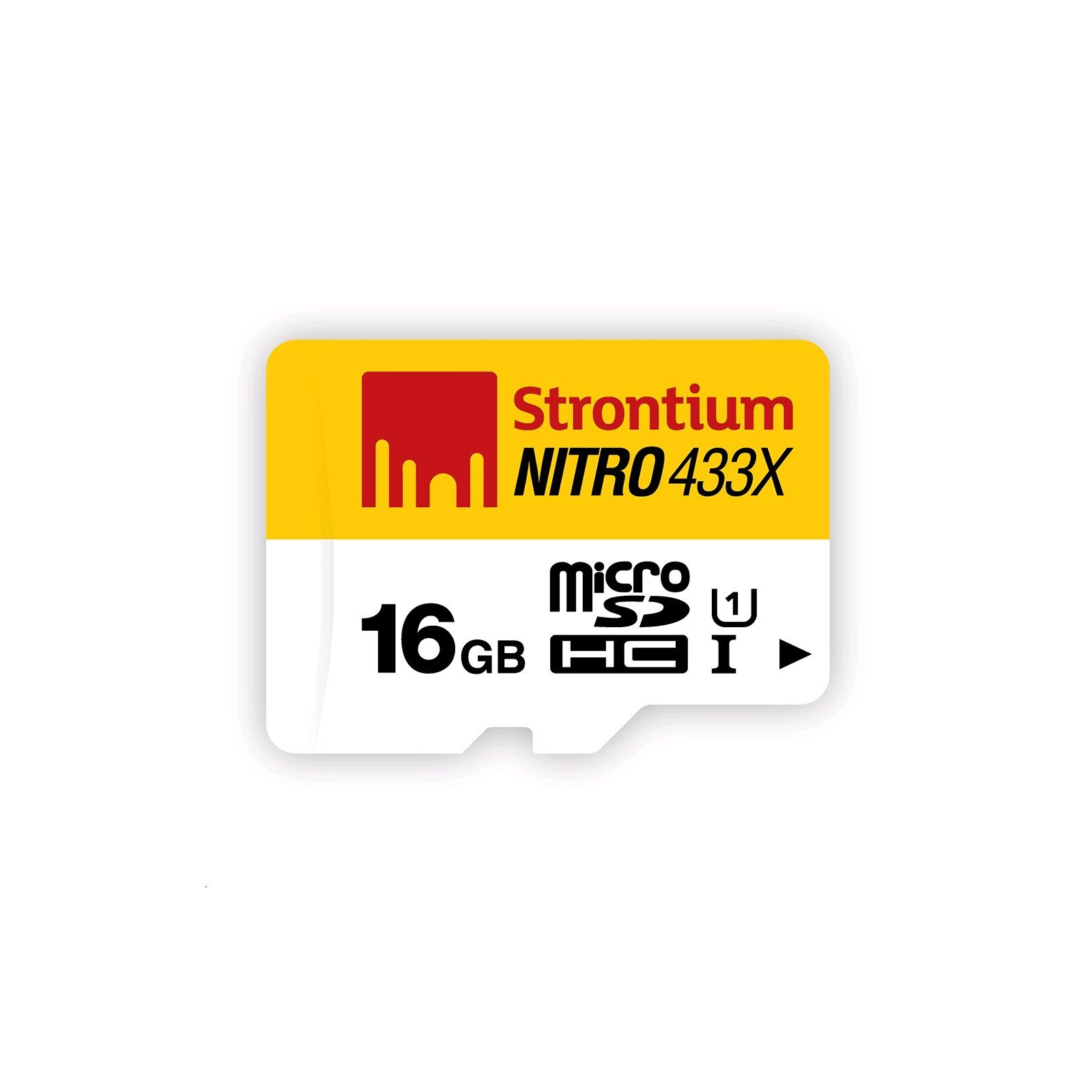 Карта пам'яті Strontium Flash 16GB microSDHC Class 10 USH-I 433X (SRN16GTFU1R)