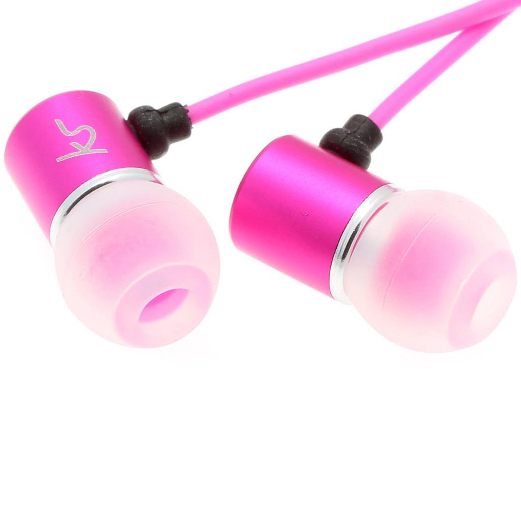 Наушники KitSound KS Ace In-Ear Headphones with mic Pink (KSACEMPI) изображение 4