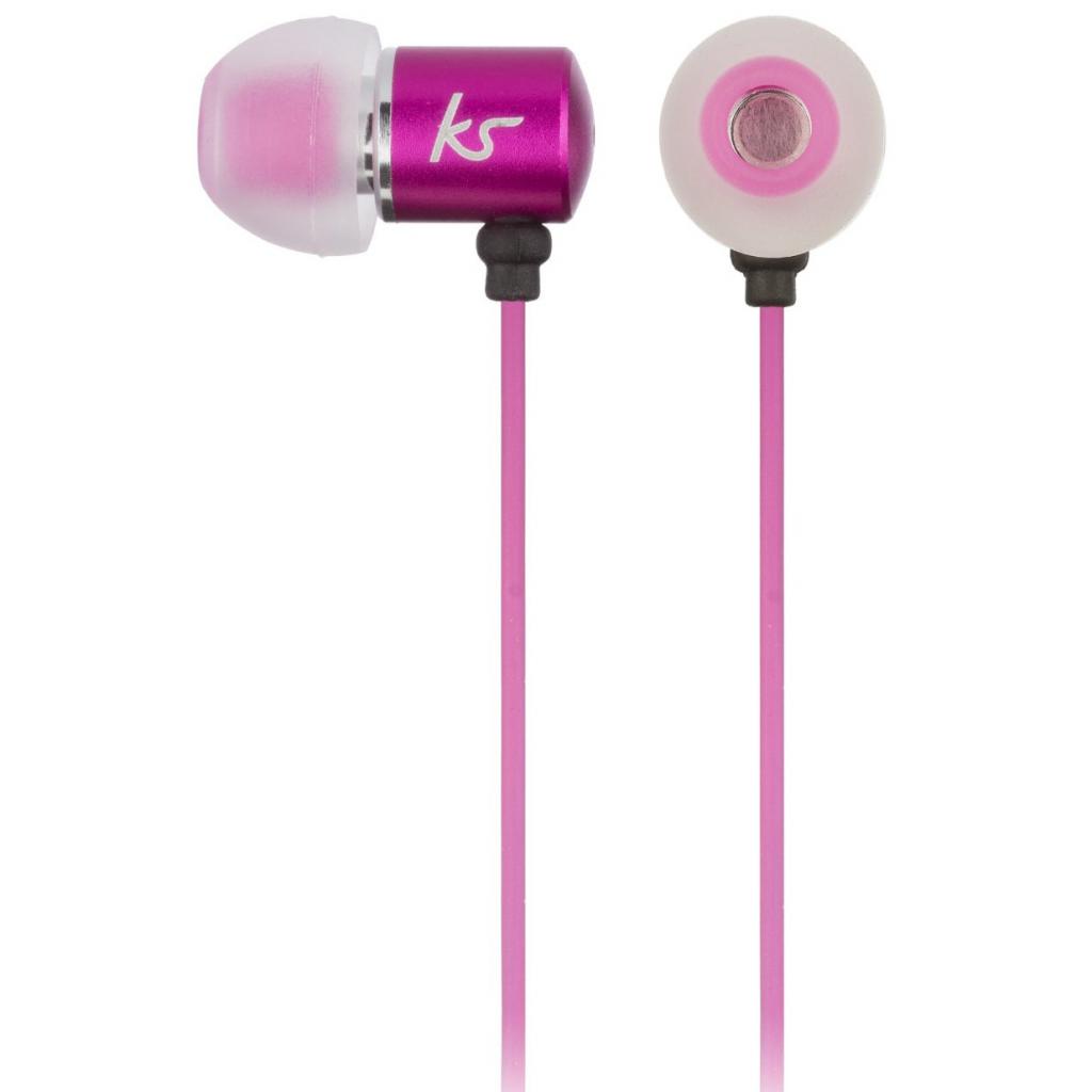 Наушники KitSound KS Ace In-Ear Headphones with mic Pink (KSACEMPI)