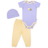 Набір дитячого одягу Luvable Friends з бамбука фіолетовий для дівчаток (68360.0-3.V)