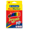 Фломастери Centropen 8773 Maxi Brush tips, 8 colors (8773/08)