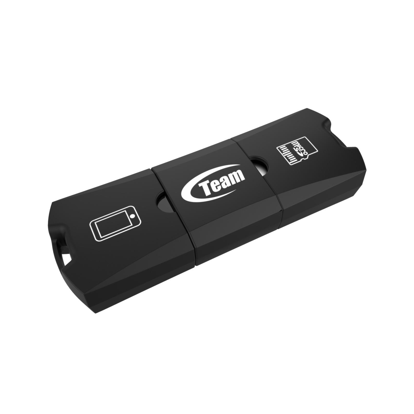 USB флеш накопитель Team 128GB M141 Black USB 2.0 OTG (TUSDX128GUHS36) изображение 2