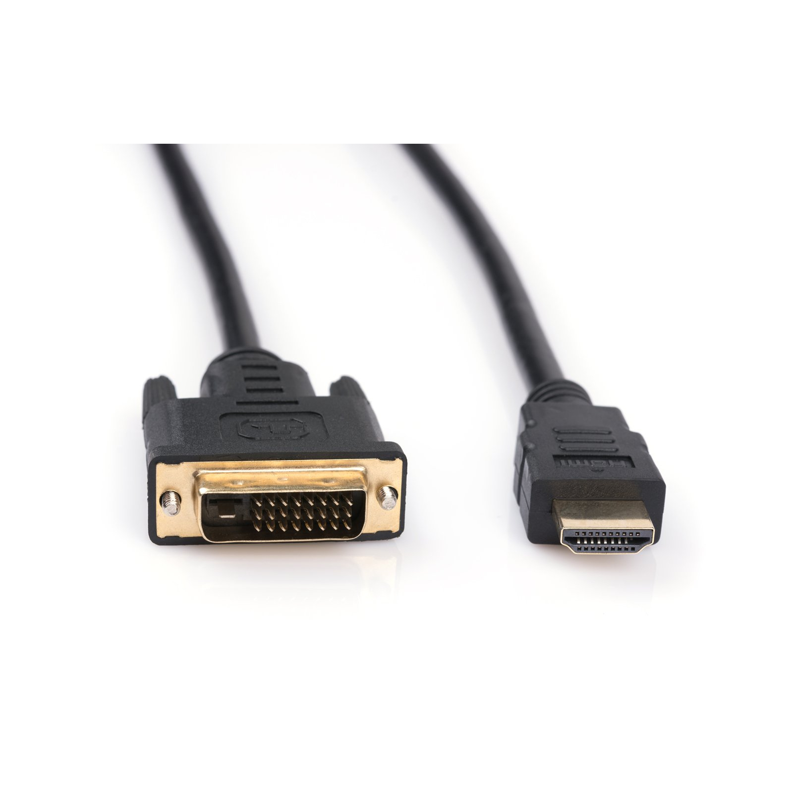 Кабель мультимедійний HDMI to DVI 24+1 1.8m Vinga (HDMIDVI01-1.8) зображення 4