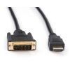 Кабель мультимедийный HDMI M to DVI M 1.8m 24+1pin Vinga (HDMIDVI01-1.8) изображение 4