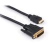 Кабель мультимедийный HDMI M to DVI M 1.8m 24+1pin Vinga (HDMIDVI01-1.8)