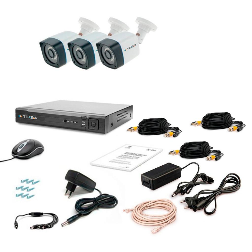 Комплект видеонаблюдения Tecsar 3OUT-3M LIGHT (9559)