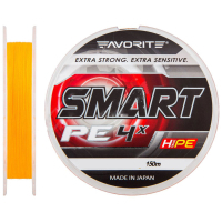Фото - Волосінь і шнури Favorite Шнур  Smart PE 4x 150м (оранж.) #0.5/0.117мм 3.6кг  16 (1693.10.40)