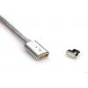 Дата кабель USB 2.0 AM to Micro 5P 1.0m Vinga (Magnetic microUSB) изображение 3