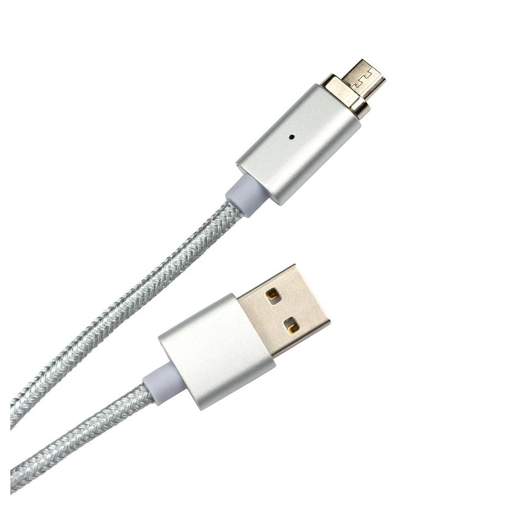 Дата кабель USB 2.0 AM to Micro 5P 1.0m Vinga (Magnetic microUSB) изображение 4