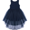 Платье Breeze с кружевным лифом и ассиметричной юбкой (11027-116G-blue) изображение 2