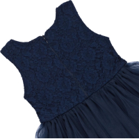 Платье детское Breeze с кружевным лифом и ассиметричной юбкой (11027-116G-blue) изображение 4